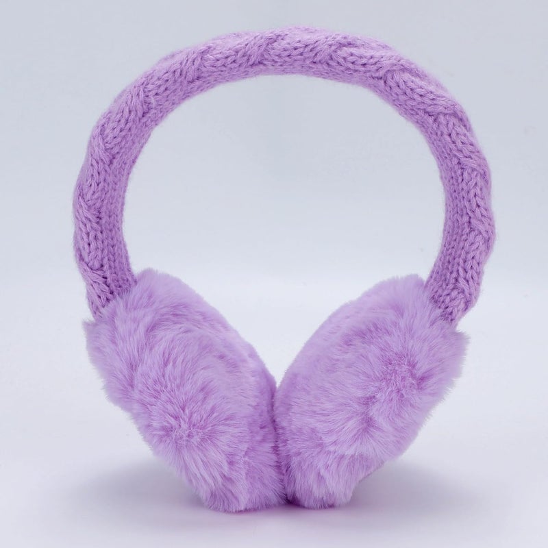 Ztl Kids Knit Earmuffs Winter Outdoor Plush Ear Warmers for Boys Girls 4-16 Years - Image 4